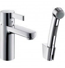 Смеситель для раковины Hansgrohe Metris S 31160000 с гигиеническим душем Хром