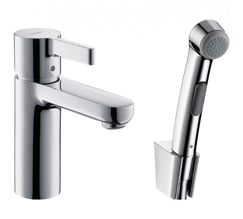 Смеситель для раковины Hansgrohe Metris S 31160000 с гигиеническим душем Хром