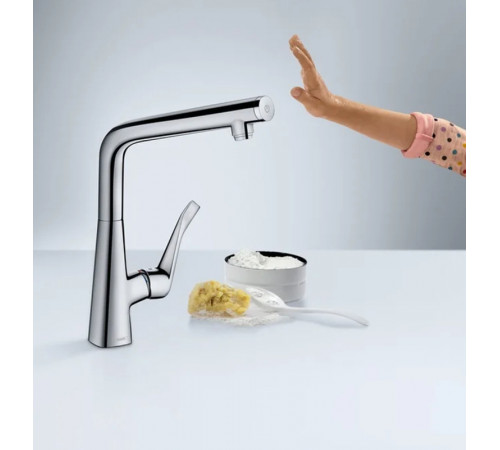 Смеситель для кухни Hansgrohe Metris S 14883000 Хром