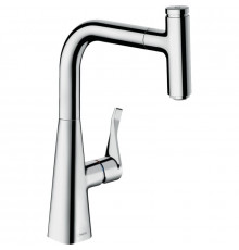 Смеситель для кухни Hansgrohe Metris Select M71 73802000 Хром