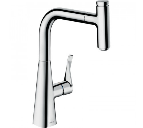 Смеситель для кухни Hansgrohe Metris Select M71 73802000 Хром