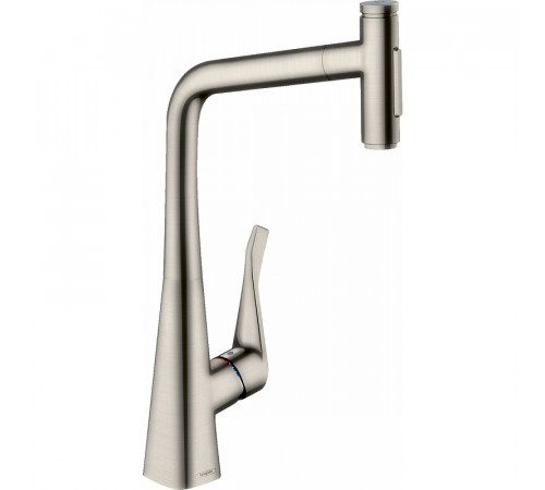 Смеситель для кухни Hansgrohe Metris Select M71 73820800 Сталь