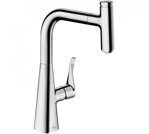 Смеситель для кухни Hansgrohe Metris Select M71 14857000 Хром