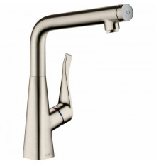 Смеситель для кухни Hansgrohe Metris Select M712-H320 73810800 Сталь