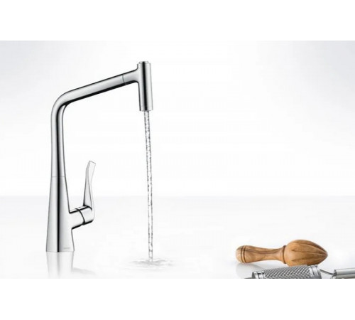 Смеситель для кухни Hansgrohe Metris Select 14884000 Хром