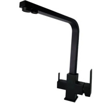 Смеситель для кухни Frap H802-6 F43802-6 Черный матовый