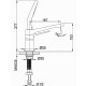 Смеситель на борт ванны Frap H61 F1161 Хром