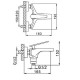 Смеситель для ванны Frap H57 F3257 Черный матовый Хром