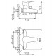 Смеситель для ванны Frap H14 F3014-B Хром