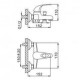 Смеситель для ванны Frap H02 F3002-B Хром