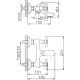 Смеситель для ванны Frap H731 F32731-B Хром