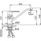 Смеситель для кухни Frap H31 F4931 Белый Хром