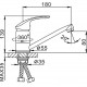 Смеситель для кухни Frap H21-5 F4521-5 Сатин