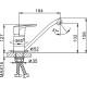 Смеситель для кухни Frap H50 F4550-2 Хром