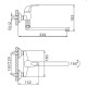 Смеситель для ванны Frap H15 F2115 универсальный Хром