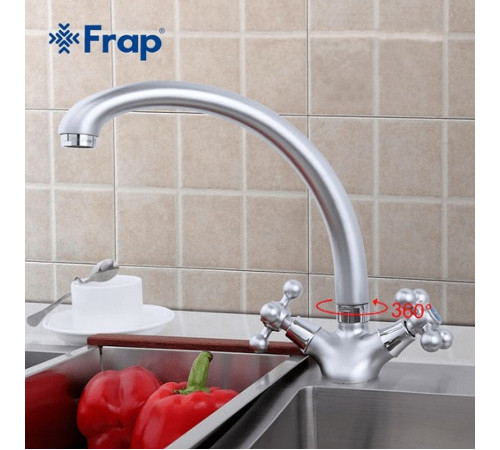 Смеситель для кухни Frap H19-1 F4219-1 Хром матовый