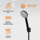 Комплект смесителей Orange Loop M26-311b Черный