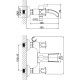 Смеситель для ванны D&K Grimm Hessen DA1383501 Хром