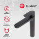 Смеситель для раковины Agger Gorgeous A0212144 Черный матовый