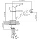 Смеситель для кухни Ростовская Мануфактура Сантехники Boou B8290-14A Хром