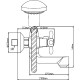 Смеситель для ванны Ростовская Мануфактура Сантехники Boou BA5318-2-B702 Хром