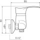 Смеситель для душа Ростовская Мануфактура Сантехники SL86-003 Хром