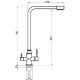 Смеситель для кухни Ростовская Мануфактура Сантехники SUS125BL-017F-015 Черный матовый