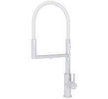 Смеситель для кухни Paulmark Tornado To213402-431 Белый матовый