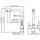 Смеситель для кухни WasserKRAFT A8317 Хром