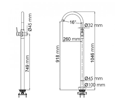 Смеситель для раковины WasserKRAFT Main 4153 Хром