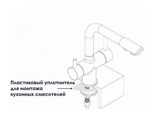 Смеситель для кухни WasserKRAFT Wern 4207 Хром матовый