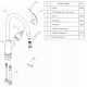 Смеситель для кухни WasserKRAFT Vils 5607 Хром