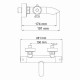 Смеситель для ванны WasserKRAFT 4811 Thermo с термостатом Хром