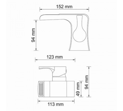 Смеситель для раковины WasserKRAFT Berkel 4869 Хром