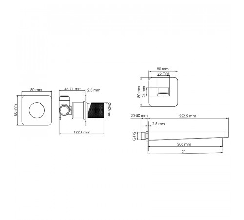 Смеситель для раковины WasserKRAFT Naab A8651.314 Хром