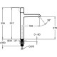 Смеситель для раковины Jacob Delafon Rivoli E24168-CP Хром