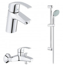 Комплект смесителей Grohe Eurosmart 124446 Хром