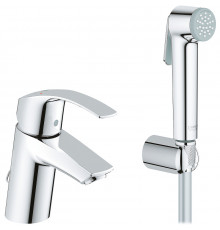 Смеситель для раковины Grohe Eurosmart 23124002 с гигиеническим душем Хром