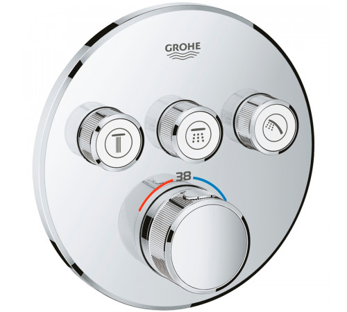 Смеситель для душа Grohe Grohtherm SmartControl 29121000 с термостатом Хром