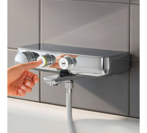 Смеситель для ванны Grohe Grohtherm SmartControl 34718000 с термостатом Хром