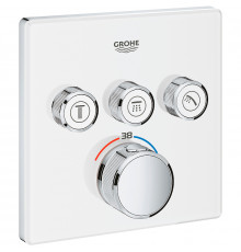 Смеситель для душа Grohe Grohtherm SmartControl 29157LS0 с термостатом Белая луна