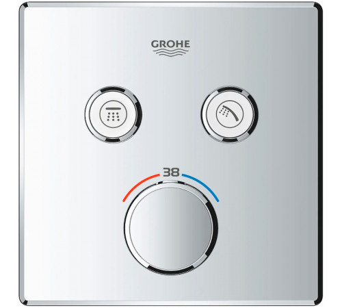 Смеситель для душа Grohe Grohtherm SmartControl 29124000 с термостатом Хром