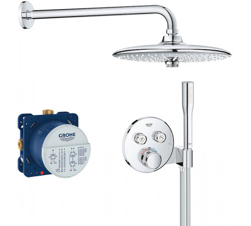 Смеситель для душа Grohe Grohtherm SmartControl 29120000 с термостатом Хром