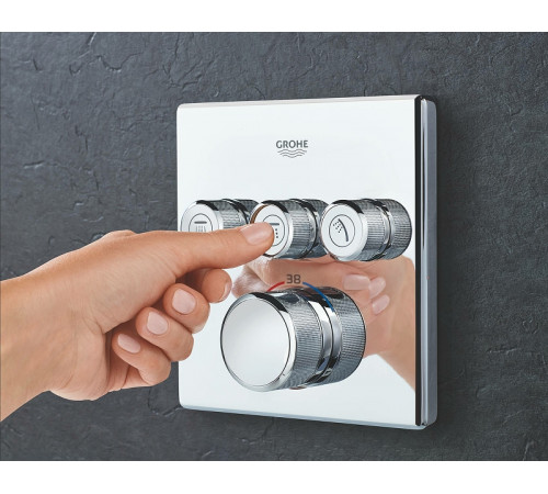 Смеситель для душа Grohe Grohtherm SmartControl 29126000 с термостатом Хром