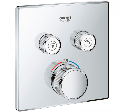 Смеситель для душа Grohe Grohtherm SmartControl 29124000 с термостатом Хром