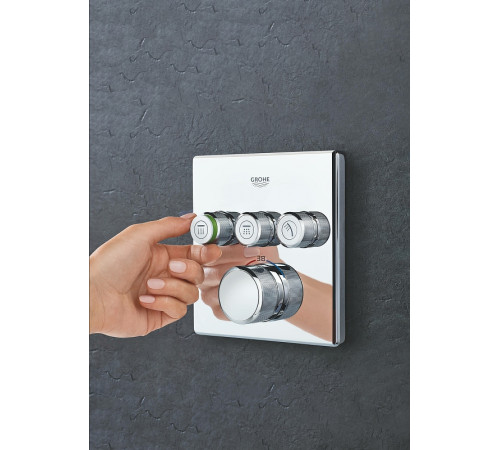 Смеситель для душа Grohe Grohtherm SmartControl 29126000 с термостатом Хром