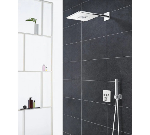 Смеситель для душа Grohe Grohtherm SmartControl 29157LS0 с термостатом Белая луна