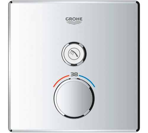 Смеситель для душа Grohe Grohtherm SmartControl 29123000 с термостатом Хром