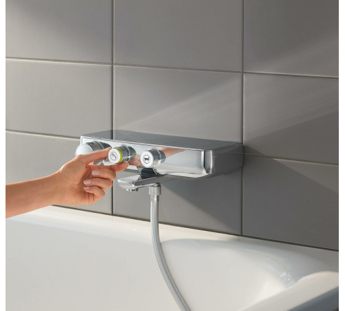 Смеситель для ванны Grohe Grohtherm SmartControl 34718000 с термостатом Хром