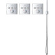 Смеситель для душа Grohe Grohtherm SmartControl 29126000 с термостатом Хром